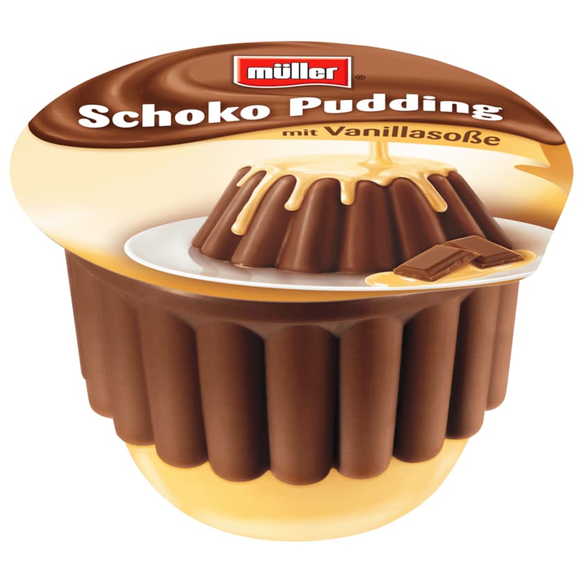 Müller Schokopudding mit Vanillesoße 450g